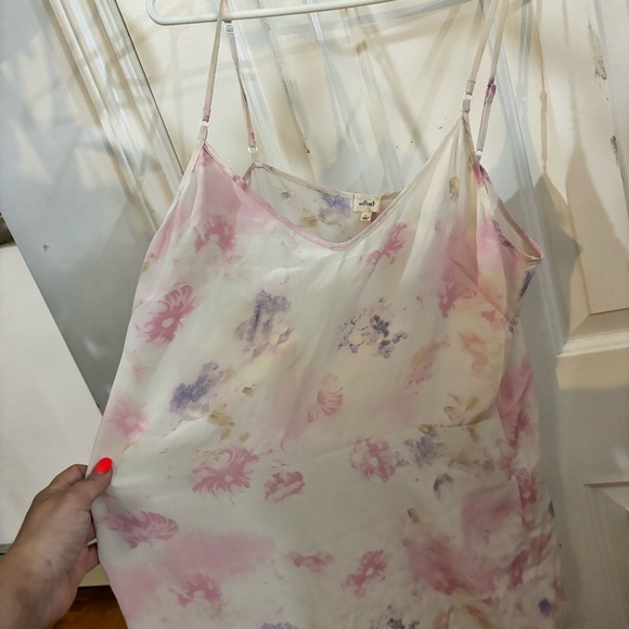 Wilfred long slip pink purple and yellow 100 percent silk - Picture 1 of 6
